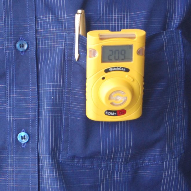 Portable Personal Oxygen Detector For Worker Safety